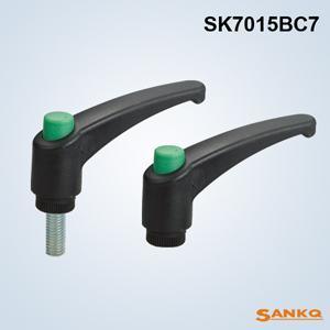 供應SANKQ牌,SK7015BC7綠帽黑柄塑料手柄,塑料可調(diào)手柄,萬向把手,固定把手