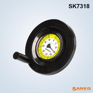 供應(yīng)SANKQ牌,SK7318帶數(shù)字表滿輻手輪，數(shù)字表手輪