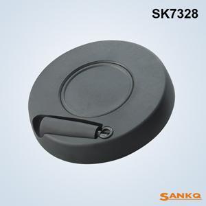 供應(yīng)SANKQ牌,SK7328塑蓋平面手輪,塑料手輪,帶可折手柄尼龍手輪