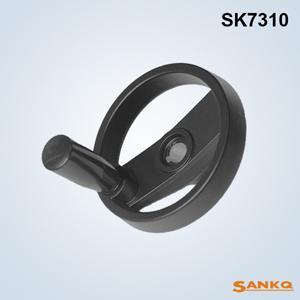 供應(yīng)SANKQ牌,SK7310雙幅條手輪,帶可折手柄雙輻條手輪,鋁手輪